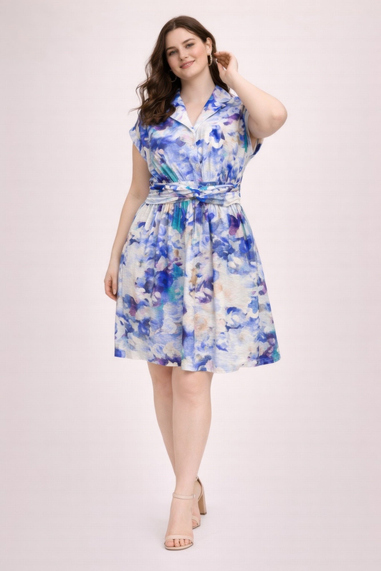 princess polly baby blue dress Plus Size Blue Dresses Collection - Our Plus Size Blue Dresses main image 1